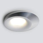 Встраиваемый светильник Starfa 124 MR16 белый/серебро Elektrostandard