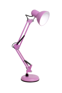 Настольная лампа МТ2001 А/С 60Вт стубцина фуксия