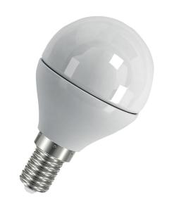 Лампа сд Е14 G45  7W 4000К 560Лм шар матовый LED Value OSRAM