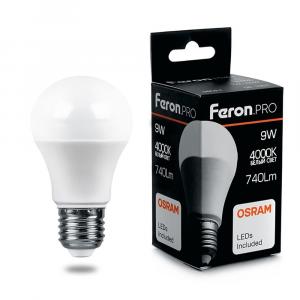 Лампа светодиодная LB-1009  E27 9W 4000K Feron.PRO