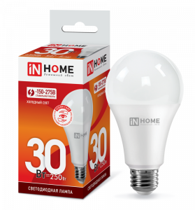 Лампа светодиодная LED-A70-VC 30Вт 230В Е27 6500К 2850Лм IN HOME