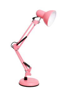 Настольная лампа МТ2001 А/С 60Вт стубцина розовый коралл