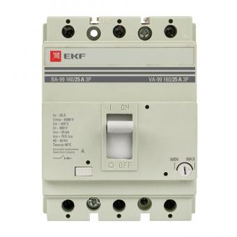 Автоматический выключатель ВА-99 160/25А EKF