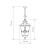 Подвесной светильник Diadema H GLYF-8046H черное золото Elektrostandard