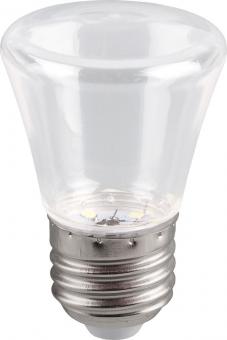 Лампа светодиодная 1W C45 (колокольчик) 230V E27 6400K прозрачный LB-372 для белт-лайта Feron