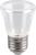 Лампа светодиодная 1W C45 (колокольчик) 230V E27 6400K прозрачный LB-372 для белт-лайта Feron