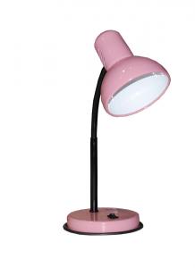 Светильник на подставке НТ-2077А розовый 60Вт Е27