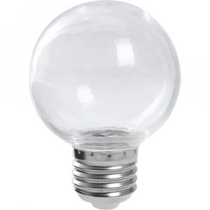 Лампа светодиодная 3W Е27 G60  2700K шар LB-371 прозрачный Feron