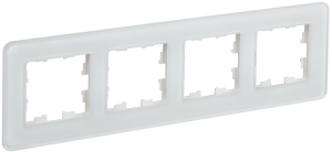 Рамка 4-я Стекло Белый Brite