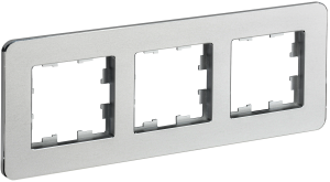 Рамка 3-я Металл Алюминий Brite
