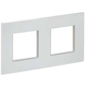 Рамка 2-я Металл серебряный Skandy