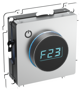 Термостат для теплого пола с электронным индикатором Алюминий Brite