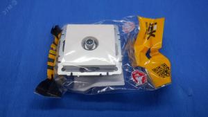 Розетка TV антенна С/У проходная Жемчуг Brite