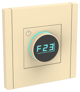 Термостат для теплого пола с электронным индикатором Ваниль Forte&Piano