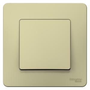 Выключатель 1-кл 10А С/У Бежевый Blanca