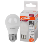 Лампа сд Е27 G45 10W 6500К 800Лм шар матовый LED Value OSRAM