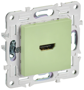 Розетка HDMI С/У Мятный Skandy