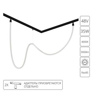 Магнитный трековый светильник Loop A4910PL-1BK Arte Lamp