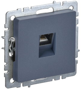 Розетка RJ45 кат.6 С/У Маренго Brite