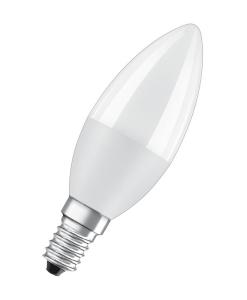 Лампа сд Е14 C37  7W 3300К 560Лм свеча матовая LED Value OSRAM