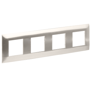 Рамка 4-я Металл Никель Skandy