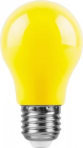 Лампа светодиодная 3W A50 230V E27 желтый LB-375 для белт-лайта Feron