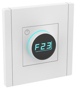 Термостат для теплого пола с электронным индикатором Белый Forte&Piano