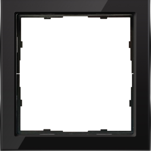 Рамка 1-я Черное стекло R98 Glass Donel