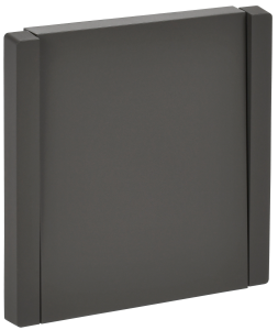 Выключатель 1-кл 10А С/У кнопочный Серый Forte&Piano