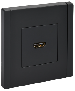 Розетка HDMI С/У Черный Forte&Piano