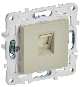 Розетка RJ45 кат.6 С/У Бежевый Skandy