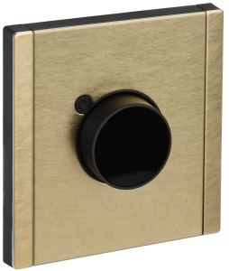 Термостат для теплого пола с электронным индикатором Металл Шампань Forte&Piano