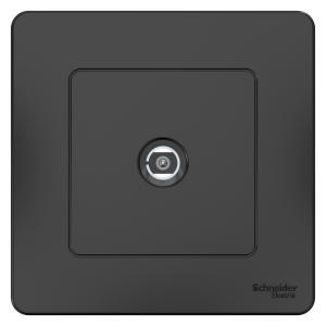 Розетка TV антенна С/У Антрацит Blanca