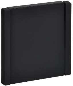 Выключатель 1-кл 10А С/У кнопочный Металл Черный Forte&Piano