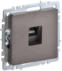 Розетка RJ45 кат.6 С/У Темная Бронза Brite