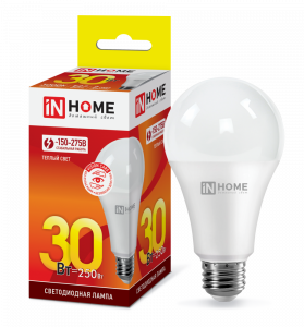 Лампа светодиодная LED-A70-VC 30Вт 230В Е27 3000К 2850Лм IN HOME
