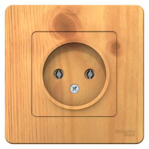 Розетка 1-м 16А С/У Ясень Blanca