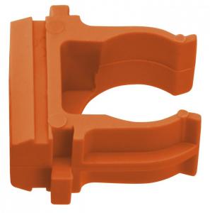 Крепеж-клипса для гофротрубы оранжевая Д-20мм (10шт) EKF Plast PROxima