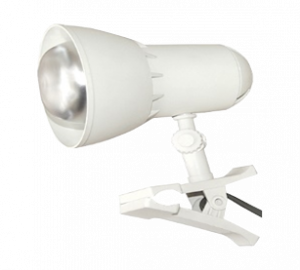 Настольная лампа на прищепке Надежда-1 мини белый 40Вт Е27