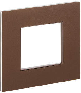 Рамка 1-м Металл шоколад Skandy