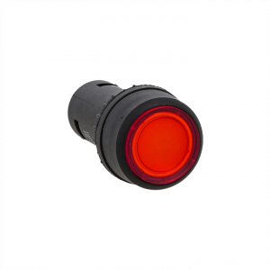 Кнопка SW2C-10D с подсветкой красная  EKF