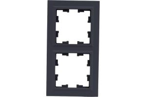 Рамка 2-я Графит Brite