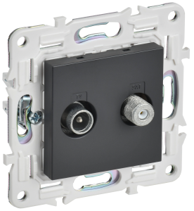 Розетка TV антенна + SAT С/У Титан Skandy