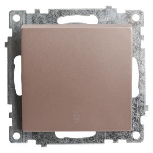 Переключатель1-кл 10А С/У Шампань Катрин