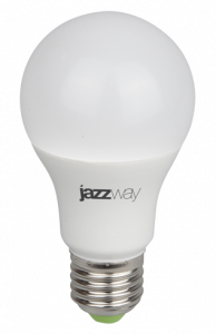 Лампа светодиодная PPG A60 Agro 9w FROST E27 IP20  (для растений) Jazzway