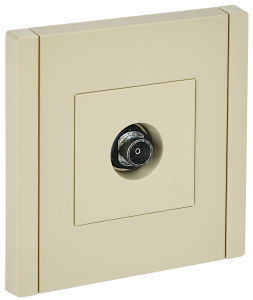 Розетка TV антенна С/У оконечная Ваниль Forte&Piano