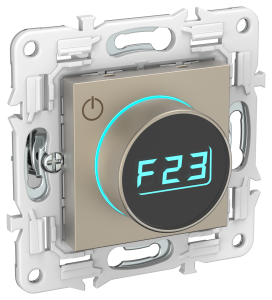 Термостат для теплого пола с электронным индикатором Шампань Skandy