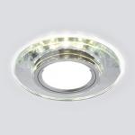 Встраиваемый светильник Miror 2228 MR16 зеркальный/серебро Elektrostandard