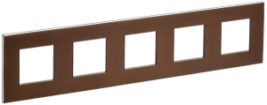 Рамка 5-я Металл шоколад Skandy