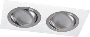 Светильник встраиваемый  DL2802 потолочный MR16 G5.3 белый-хром Feron